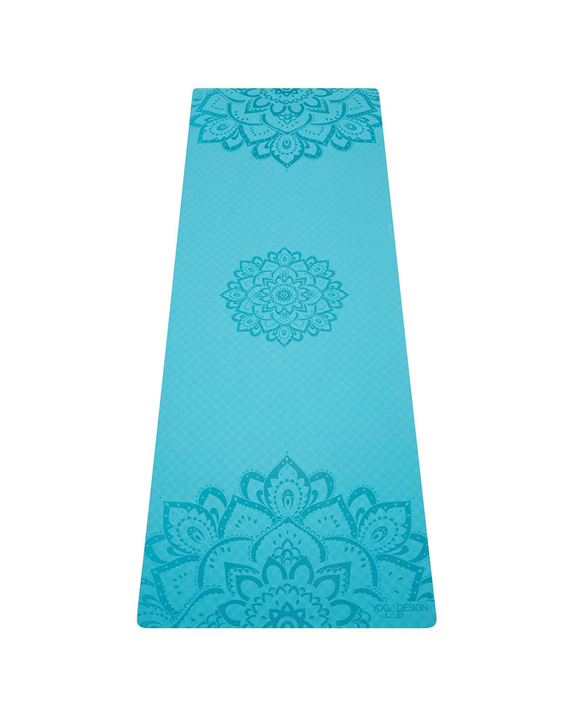 Yoga Design Lab Flow Mat 6mm - Pure Mandala Aqua - Accessories - Yoga - Dancewear Centre Canada