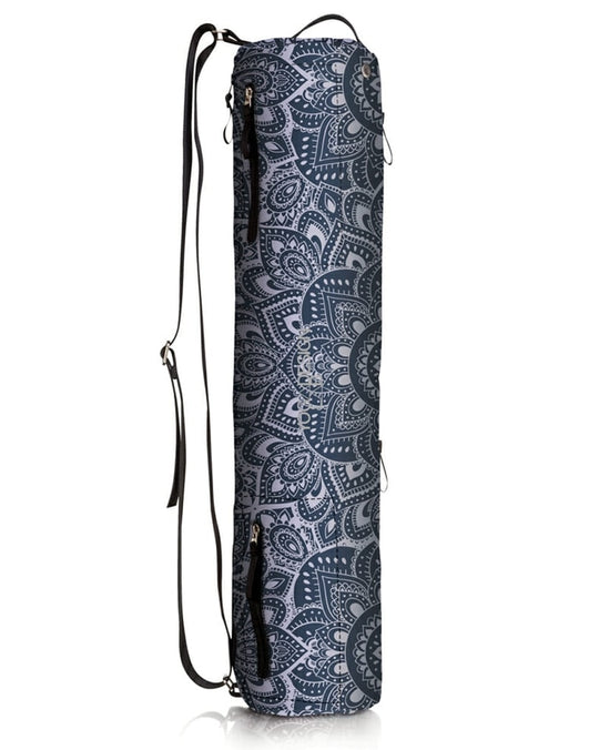 Yoga Design Lab Yoga Mat Bag - Mandala Charcoal Print