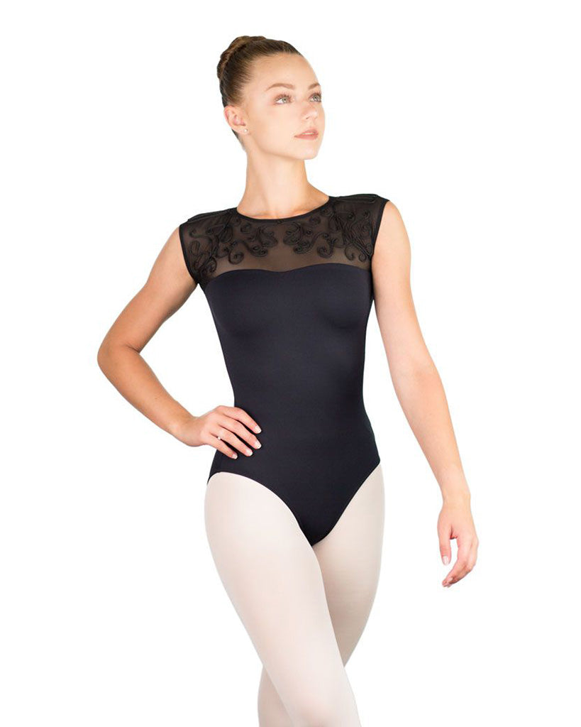 Ballet Rosa Lesly Mesh Open Back Sleeveless Leotard - Womens - Dancewear - Bodysuits &amp; Leotards - Dancewear Centre Canada