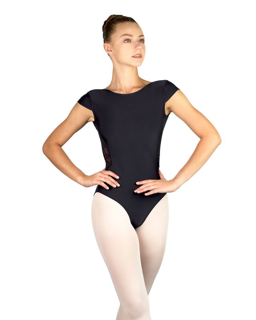 Ballet Rosa Maeva Boatneck Lace V-Back Cap Sleeve Leotard - Womens - Dancewear - Bodysuits &amp; Leotards - Dancewear Centre Canada