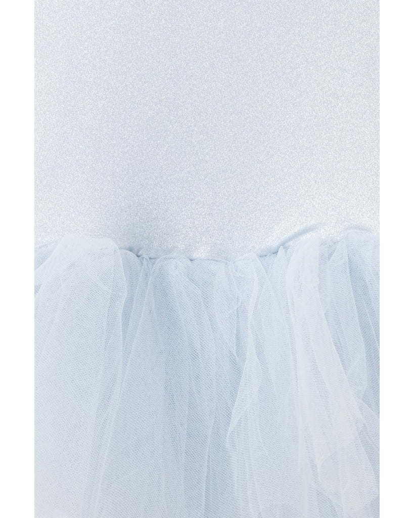 iloveplum Gwenyth B.A.E. Metallic Tutu Dress - Girls - Matte Silver / Light Blue - Dancewear - Dresses - Dancewear Centre Canada