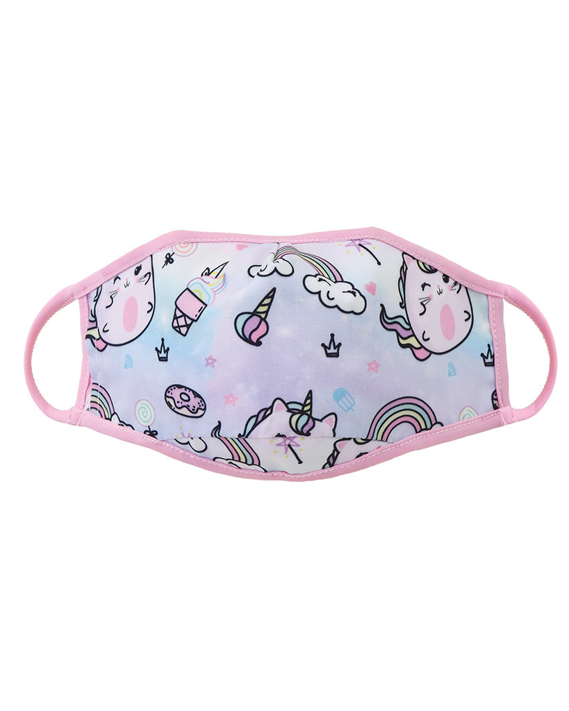 iscream Caticorn Reversible Face Mask - 880186C - Accessories - Masks - Dancewear Centre Canada