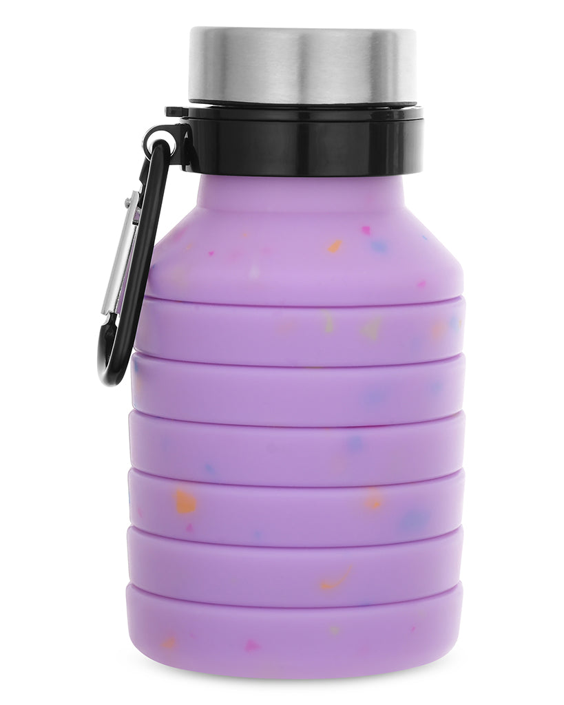 iscream Collapsible BPA Free Silicone Water Bottle - 870182 - Confetti - Accessories - Water Bottles - Dancewear Centre Canada