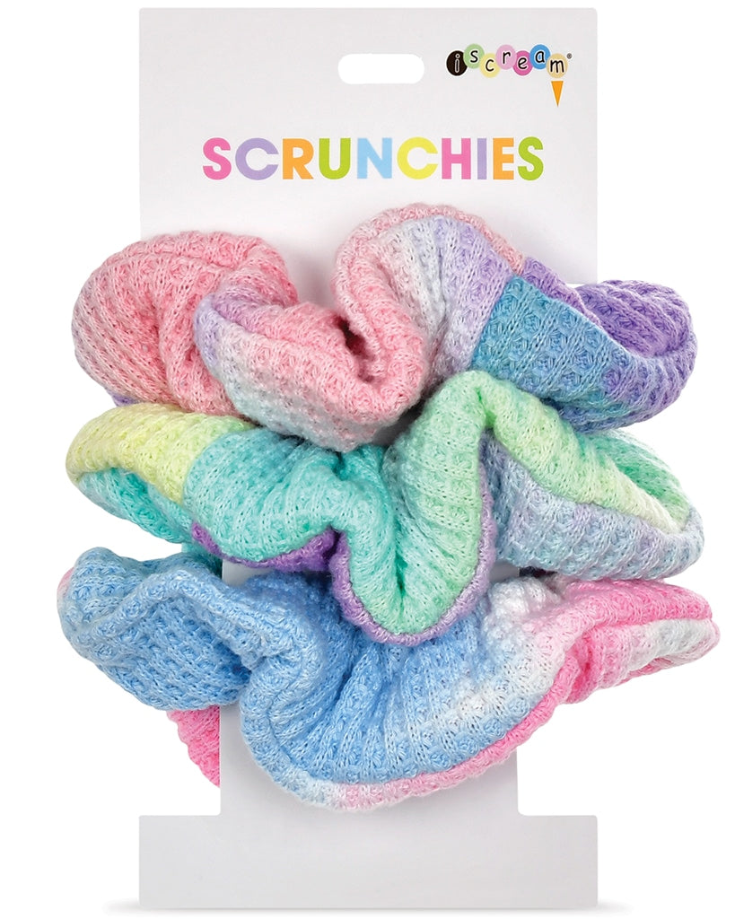 iscream Scrunchie 3 Pack - 880337 - Tie Dye Waffle - Accessories - Hair Care - Dancewear Centre Canada