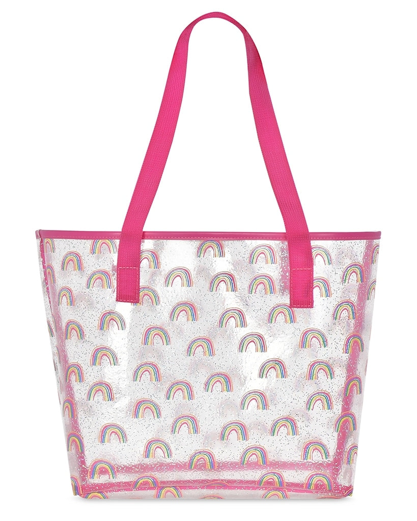 iscream Sparkling Rainbow Clear Tote Bag - 8101612