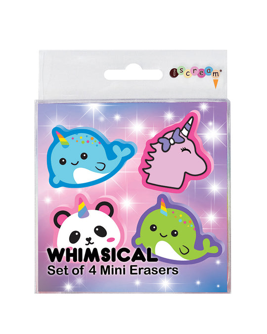 iscream Whimsical Mini Eraser Set - 755039