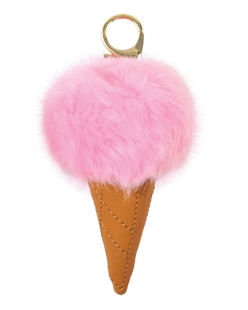 iscream Pom-Pom Clip Keychain Ice Cream - 860462 - Pink - Accessories - Dance Gifts - Dancewear Centre Canada